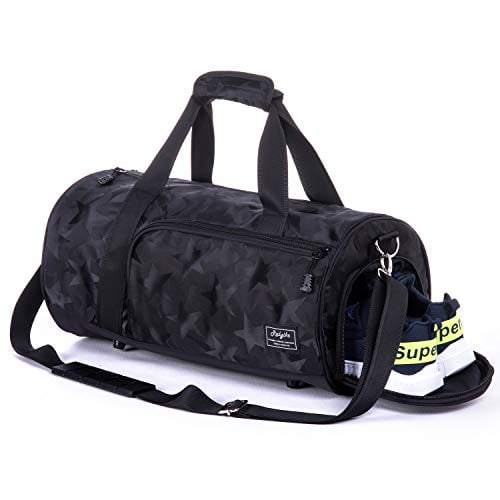 rolling duffle bag with shoe compartment