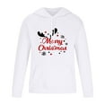 thumbnail image 3 of Sudadera con capucha para hombre, informal, con estampado navideño, de manga larga, tipo blusa, 3 of 5