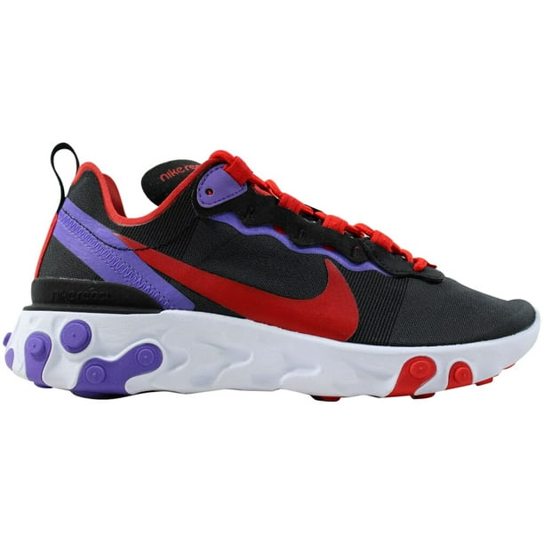 Nike Nike React Element 55 Black University Red Cq9903 001 Women S Size 7 Walmart Com Walmart Com