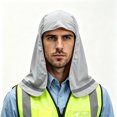 thumbnail image 5 of Mens Cooling Skull Cap with Neck Shade Elastic Reflective Outdoor Work Sun UV Protection Hat for Construction Sanitation Workers, 5 of 5