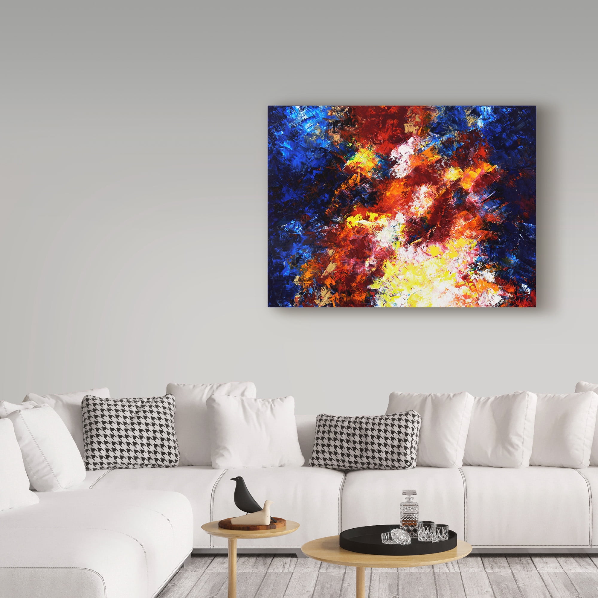 Trademark Fine Art 'Here Comes The Sun Abstract' Canvas Art by Aleta Pippin