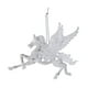 thumbnail image 2 of Adorno colgante para árbol de Navidad, decoración navideña, colgante decorativo acrílico Caballo alado, 2 of 9