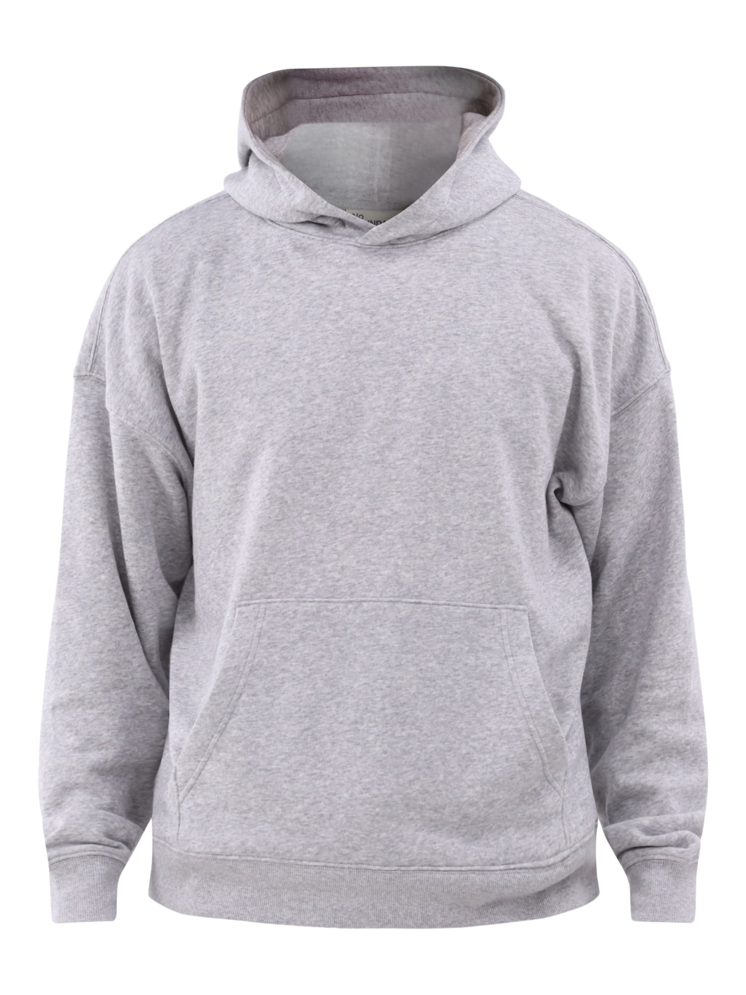 No Boundaries All Gender Oversized Fleece Hoodie Sweatshirt, 1 or 2-Pack, Men's