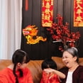 thumbnail image 2 of 5 Pcs Ballons en Forme de Dragon Rouge pour Fête de Printemps, 2 of 8