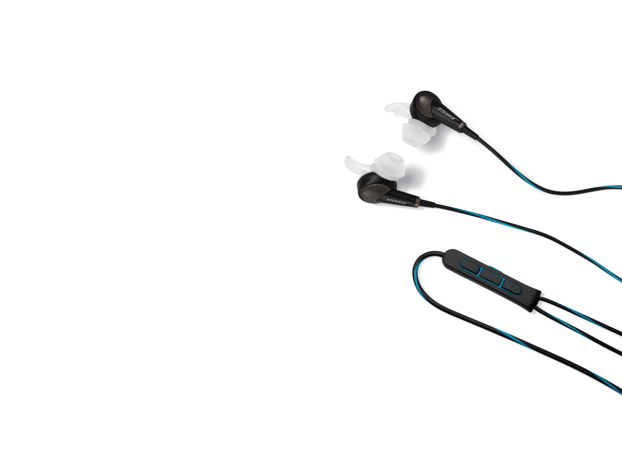 オーディオ機器 ヘッドフォン Bose QuietComfort 20 Noise Cancelling In-ear headphones, Apple 