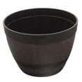thumbnail image 4 of Raindrops  Large Pots for Plants Outdoor Imitation Wine Barrel Flowerpot, 4 of 8