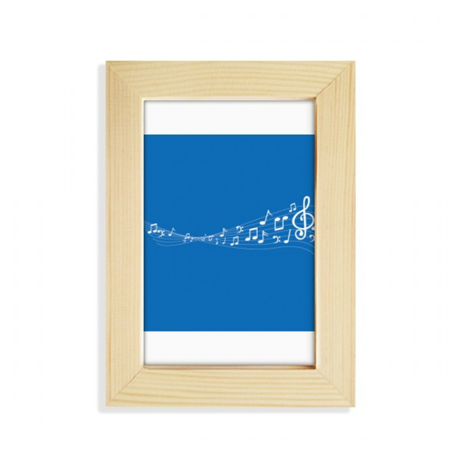 Terweavg 5-le personal Azul Escritorio de madera Arte Pintura 5x7 pies Marco de foto