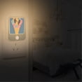 thumbnail image 2 of Yayeee 2-Pack Plug in LED Night Lights with Light Sensors Motion Detectors, Colorful Ice Cream Cat, 2 of 7