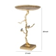 thumbnail image 5 of 28 Inch Accent Table, Artful Branchlike Frame, Silver Bird Accents, Gold, 5 of 5