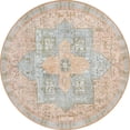 thumbnail image 6 of Unique Loom Timeless Collection Area Rug - Florence (7' 6" Square Gray/Ivory), 6 of 6