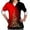 Red, variant on Womens Tops Dressy Casual Spring 2023 Women Short Sleeve V-neck Tops Uniform Christmas Tree Printed Pockets Blouse Nursing Womens Work Blouse on Clearance