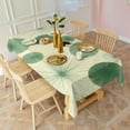 thumbnail image 3 of Green Tie Dye Fan Pattern Rectangle Tablecloth 60"x120",Waterproof Polyester Rectangle Table Cloth, Wipeable Spillproof Polyester Tablecloth for Dining, Camping, Indoor and Outdoor, 3 of 6