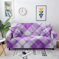 thumbnail image 4 of Purple Flower Wavy Line Printed Sofa Cover Elastic Dustproof and Wrinkle Resistant Universal ration for Multi-person Sofa, 4 of 6