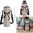 thumbnail image 6 of Yuyamidu Camo Bow Print 4Pcs 17 Inch School Backpack Set, Large Capacity Bookbag with Lunch Bag Pencil Case Bottle Sleeve, Lightweight Travel Daypack for Teens Girls Students, 6 of 7