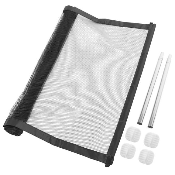 UEETEK 1Set Pet Dog Gate Nylon Mesh Fence Assorted Color Easy to Move and Assemble