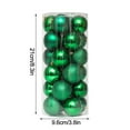 thumbnail image 2 of TanSiDing 48pcs Shatterproof Plastic Christmas Balls Bulk - 4cm Glitter Ornaments for Tree Decor, Party Garland & Holiday Home Decoration 4cm, 2 of 2