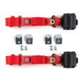 thumbnail image 1 of Nash Ambassador 1933-1957 Standard 3 Point Red Retractable Bucket Seat Belt Kit with Bracketry - 2 Belts, 1 of 1