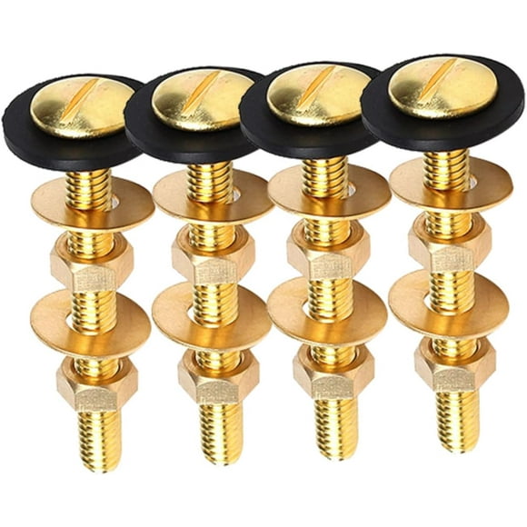 8 Pcs Heavy Duty Toilet Bolts, Toilet Tank Replacement Kit, Toilet Tank Bowl Bolt, Toilet Tank Bolts, Stainless Steel Screw Gasket