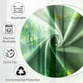 thumbnail image 3 of 72x72 Inch Nature Forest Sunlight Shower Curtain Green Grass Jungle Straight Tall Trees Sunshine Nature Landscape Fabric Shower Curtains for Bathroom Decor Polyester Waterproof with Hooks, 3 of 6