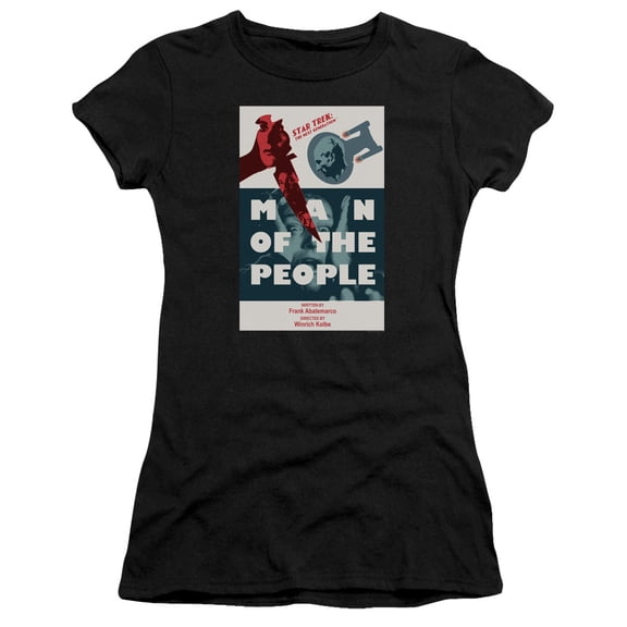 Star Trek Tng Season 6 Episode 3 Junior Women's Sheer T-Shirt Black