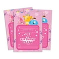 thumbnail image 1 of Darling Souvenir Pink Birthday Invitation Card 28 Pcs Fill or Write In Blank Invites Printable Party Supplies 5 x 7 Inches, 1 of 5
