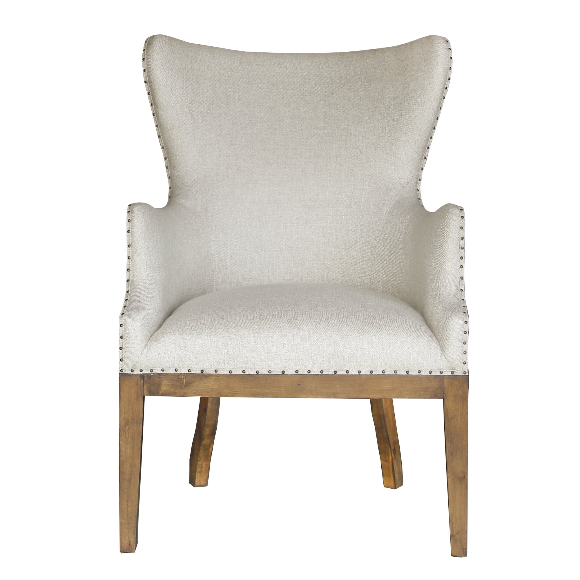 Curved Back Arm Chair Linen