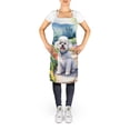 thumbnail image 2 of Carolines Treasures DAC6569APRON 30 x 27 in. Bichon Frise Spring Path Apron, 2 of 5