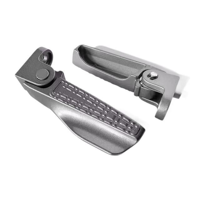 Almencla Electric Bike Rear Pedals Footpeg Accessory Sturdy Easy Installation Spare Parts Directly Replaces Footrests Motorcycle Pedal