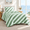 Green Twill Stripe-Twin(68"*90"), variant on Blue Twill Stripe King(106"*90") Double-sided Cool Tech Lightweight Summer Quilt Comforter