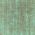thumbnail image 1 of Ahgly Company Indoor Square Abstract Turquoise Blue Modern Area Rugs, 5' Square, 1 of 4