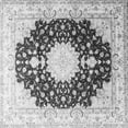 thumbnail image 1 of Ahgly Company Indoor Square Medallion Gray Traditional Area Rugs, 7' Square, 1 of 1