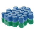 thumbnail image 1 of 50 Piezas D6 Dados Opacos en para DIY Manualidad Fabricación Verde + azul, 1 of 5