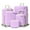 Lilac Purple-5 piece set, variant on Zimtown 5 Piece Sets Luggage Suitcase ABS Hardside with Spinner Wheels and TSA Lock, Pink