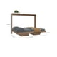 thumbnail image 5 of Cama Matrimonial Abatible Horizontal CB940-TK Color Café, 5 of 6