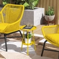 thumbnail image 2 of Outsunny Round Garden Table, 2-Tier Small Side Table, 2 of 10