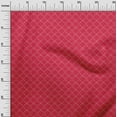 thumbnail image 2 of oneOone Polyester Lycra Red Fabric Geometric Bandhani Diy Clothing Quilting Fabric Print Fabric By Yard 56 Inch Wide, 2 of 4
