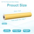 thumbnail image 2 of Uxcell Peel and Stick Wallpaper 22" x 394" Waterproof Cloth Contact Paper Lemon Yellow, 2 of 7