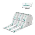 thumbnail image 1 of 14x30mm Thermal Inkless Print Stickers Transparent Self-Adhesive for D & Q Series, 1 of 7