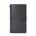 thumbnail image 1 of Cuaderno de cuero A6, soporte para teléfono de estilo Vintage, diario con cuerda, hebilla de cobre, material escolar y de oficina, libro para Suministros de escritura y corrección Gris oscuro, 1 of 6
