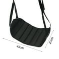 thumbnail image 5 of Leaveforme Footrest Portable Hanging Fabric Adjustable Foot Hammock for Flight, 5 of 8