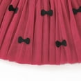 thumbnail image 6 of THDHVS Casual Skirts for Girls,Kids Summer Skirts,Girls Solid Color Bow Multi-layer Skirt Summer Dance Performance Costume Red 3-4 Years, 6 of 7