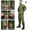 thumbnail image 5 of RDX Sauna Suit Weight Loss, Full Body Sweat Heat Suit, Anti Rip Long Sleeves Tracksuit, Boxing MMA Slimming Gym Fitness Running Workout Zipper Jacket, Top Trouser Set Men Women, 5 of 7