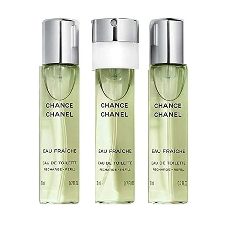Chanel Chance Eau Fraiche Twist and Spray Eau De Toilette Purse Spray 3X20 ml