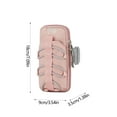 thumbnail image 3 of Waterproof Phone Arm Bag, Reflective Running Armband, Universal 7 Fitness Phone Holder, Sweatproof Cycling/Hiking Accessory, 3 of 6