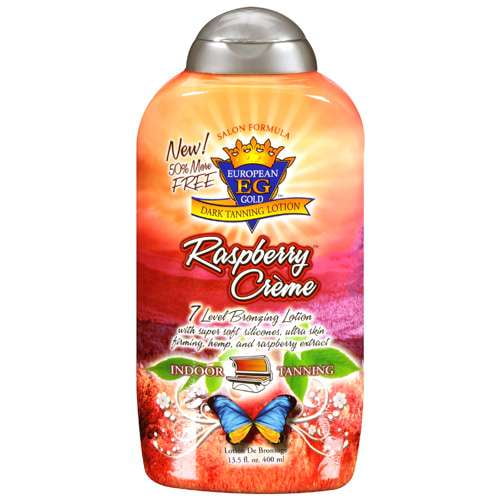 European Gold Raspberry Creme Dark Tanning Lotion, 13.5 fl oz Walmart