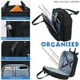 thumbnail image 6 of KROSER 16-Inch Quilt Softside Underseat Carry On Luggage , Black, 6 of 7