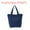Dark Blue, variant on Uxcell Canvas Tote Bag with Handle Small Reusable Handbag Shopping Bags Black