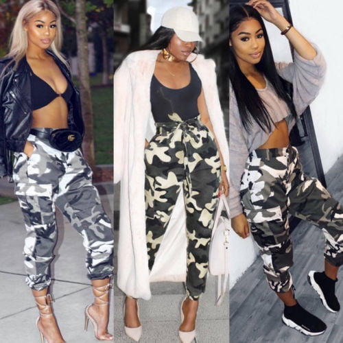 Fashion whiteWomen Camouflage Long Pants Camo Cargo Trousers Casual  Summer Pants Military Army Combat Sports Fashion Clothes WEF  Best Price  Online  Jumia Kenya