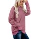thumbnail image 3 of Sudaderas informales sólidas para mujer, camisetas de manga larga con cuello redondo, jerséis sueltos Adepaton WMZL-2179-11, 3 of 5