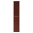 thumbnail image 1 of Builders Edge 12W in. Louvered Vinyl Shutter Pair, 1 of 2